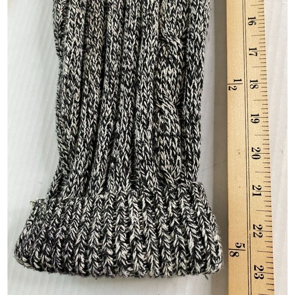 Liz Claiborne Black and White Tweed Knit Goth Y2K Dark Academic Sweater Size 3X - Picture 9 of 9